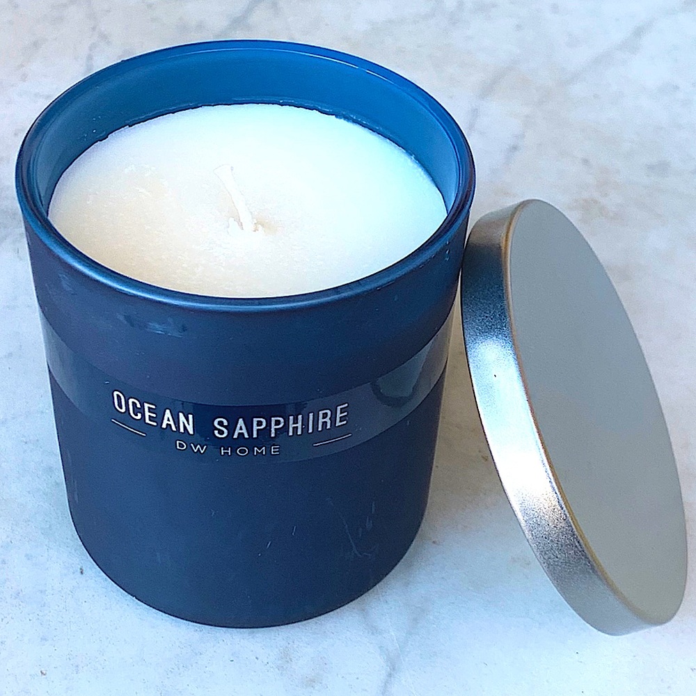 DW HOME CANDLE OCEAN SAPPHIRE RICHLY SCENTED NEW 1 WICK 9 oz